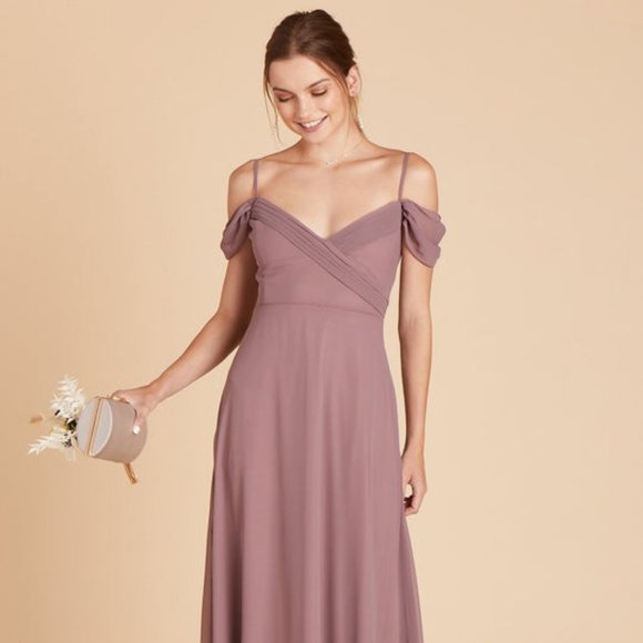 Birdy Grey Dresses Spence Convertible Dress Chiffon Dark Mauve